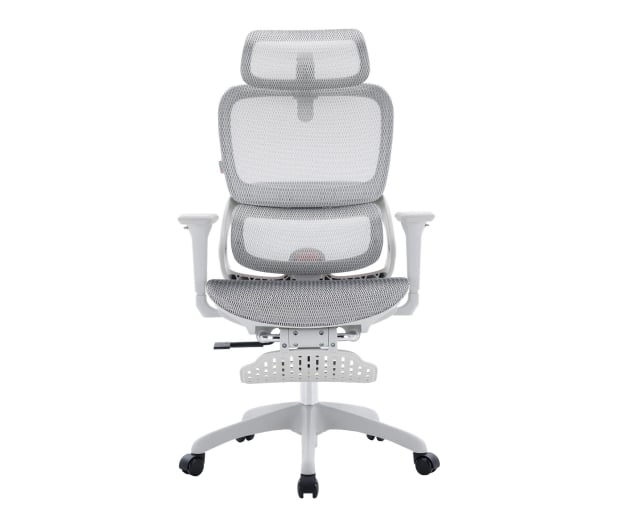 Sihoo B100 Mesh biały z podnóżkiem - 1605508 - zdjęcie